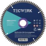 Tisch-/Kappkreissägeblatt AD 250mm Z.80 HLTCG Schnitt-B.3,2mm TECWERK