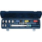 Drehmomentschlüsselset 12-tlg.40-200 Nm 1/2 Zoll 9 Einsätze/Verlängerung TECWERK