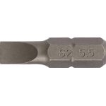 Bit f.Schlitzschrauben 6,5mm L.25mm 1/4 Zoll C6,3 Schneidenstärke 1,2mm TECWERK - VPE: 10