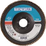 Fächerscheibe Kehlnaht D.125mm K.40 kon.INOX ZK TECWERK - VPE: 10