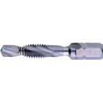 Kombigewindebohrer HSSG 1/4 Zoll 6KT M4x3,3mm Steig.0,70mm TECWERK