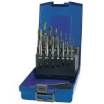 Maschinengewindebohrerset DIN 371/376 B VA M3-M12 14tlg.HSS-Co Ku.-Kass.TECWERK