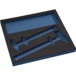 Werkzeugmodul Leereinlage 2/3-Modul 2000 871 244 2-tlg.TECWERK