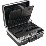 Schalenkoffer B500xT200xH420mm m.Wkz.taschen 28,1l ABS-Ku.Alu-Rahmen TECWERK