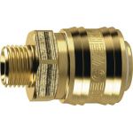Schnellver.Kup.DN 7,2,AG MS blk Gew.G 1/2 Zoll 20,95mm TECWERK - VPE: 10