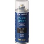 Colorspray tiefschwarz hochglänzend RAL 9005 400ml Spraydose TECWERK
