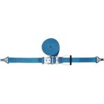 Zurrgurt DIN 12195-2 L.10m B.50mm m.Ratsche+Spitzh.m.Sicherung LC U 5000 daN TW