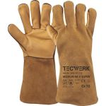 Schweißerhandschuhe Mühlheim II Super Gr.11 gelb EN 388/407/12477 6PA TW - VPE: 6