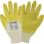 Handschuhe Ems Gr.9 gelb besonders hochwertige Nitrilbeschichtung TW - VPE: 12