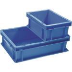 Transportbehälter L600xB400xH120mm blau PP Muschelgr.Seitenwände geschl.TECWERK