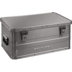 Aluminiumbox L580xB380xH275mm 47l m.Klappverschluss u.Zylinderschl.TECWERK