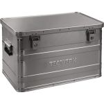 Aluminiumbox L595xB390xH380mm 70l m.Klappverschluss u.Zylinderschl.TECWERK