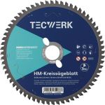 Kappkreissägeblatt AD 260mm Z.80 HLTCG Schnitt-B.2,8mm TECWERK