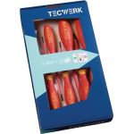 Schraubendrehersatz slim 7-tlg.Schlitz/PH Schneiden/Spitzen phos.VDE TECWERK