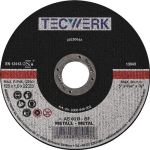 Trennscheibe D230x1,9mm ger.STA Bohr.22,23mm TECWERK - VPE: 25