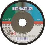 Trennscheibe D125x1mm ger.STA/STE Bohr.22,23mm TECWERK - VPE: 25