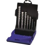 Hartmetallschlagbohrersatz 7tlg.4/75,5/85,8/120,10/120,12/150,2x6/100mmKu.-K. TW