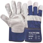 Handschuhe Weser Gr.10 blau EN 388 PSA II TECWERK - VPE: 12