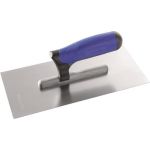 Glättekelle L.280mm B.130mm rostfr.m.Ku.-Griff VA S.0,7mm TECWERK