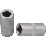 Adapter Antriebs-4-KT.1/4 Zoll Antriebs-6-KT.1/4 Zoll L.25mm TECWERK