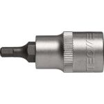 Steckschlüsseleinsatz 1/2 Zoll Innen-6-kant SW 5mm L.55mm TECWERK