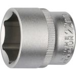 Steckschlüsseleinsatz 3/8 Zoll 6-kant SW 24mm L.30mm TECWERK