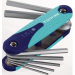 Schraubendrehersatz 7-tlg.Handklapphalter SW 2-8mm S2-Stahl TECWERK