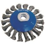 Kegelbürste D.100mm Drahtstärke 0,5mm STA 13mm 12500min-¹ TECWERK