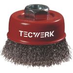 Topfbürste D.60mm Drahtstärke 0,3mm STA 12500min-¹ TECWERK