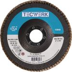 Fächerscheibe Action D.125mm K.40 kon.INOX ZK TECWERK - VPE: 10