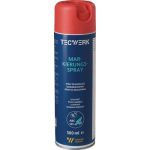 Markierungsspray leuchtrot 500ml Spraydose TECWERK