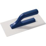 Glättekelle L.280mm B.130mm rostfr.m.H-Heft VA S.0,7mm TECWERK