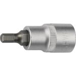 Steckschlüsseleinsatz 1/2 Zoll Innen-6-kant SW 6mm L.55mm TECWERK