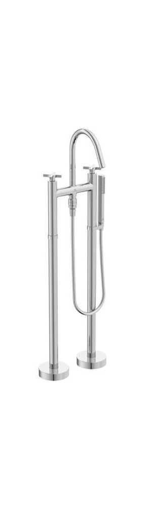 IDS Zweißriff-Wannenarmatur JOY NEO freistehend, Kreuzgriffe chrom IDEAL STANDARD