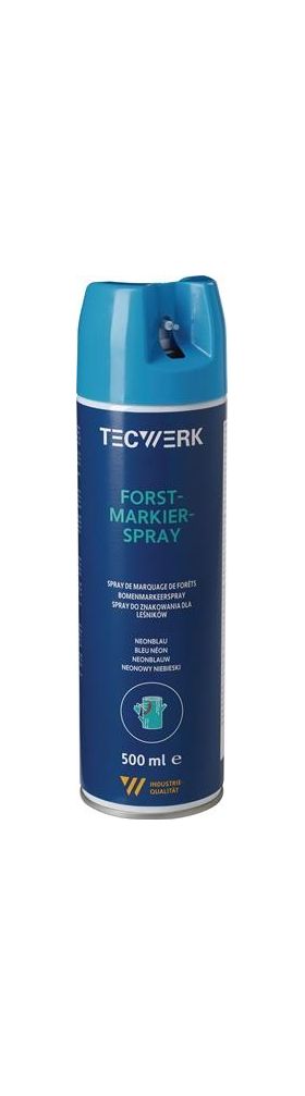 Forstmarkierspray neonblau 500ml Spraydose TECWERK