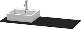 Duravit Konsole XSQUARE 16x1400x550mm m Auss links eiche schwarz