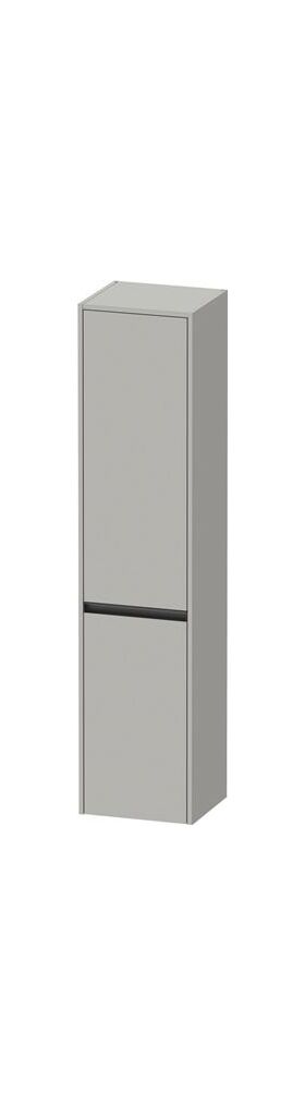 Duravit Hochschrank Ketho.2 400x1760x360mm TA links betongrau matt