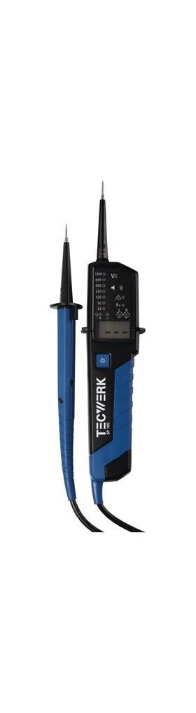 Spannungs-/Durchgangsprüfer SP 100 6-1000/6-1500V AC/DC TECWERK