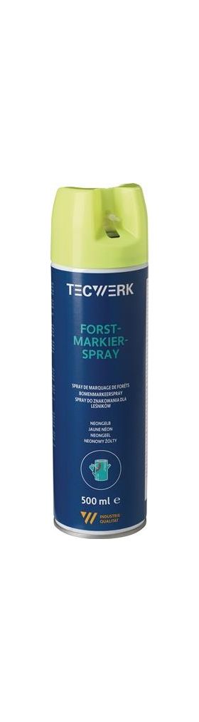 Forstmarkierspray neongelb 500ml Spraydose TECWERK