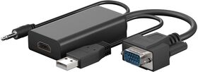 VGA-auf-HDMI™-Konverter mit 3,5-mm-Klinke Audio- VPE: 1