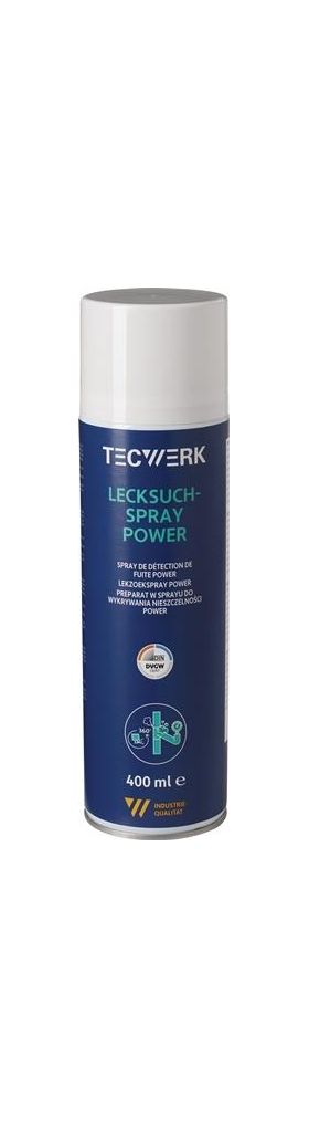 Lecksuchspray Power farblos DVGW 400ml Spraydose TECWERK