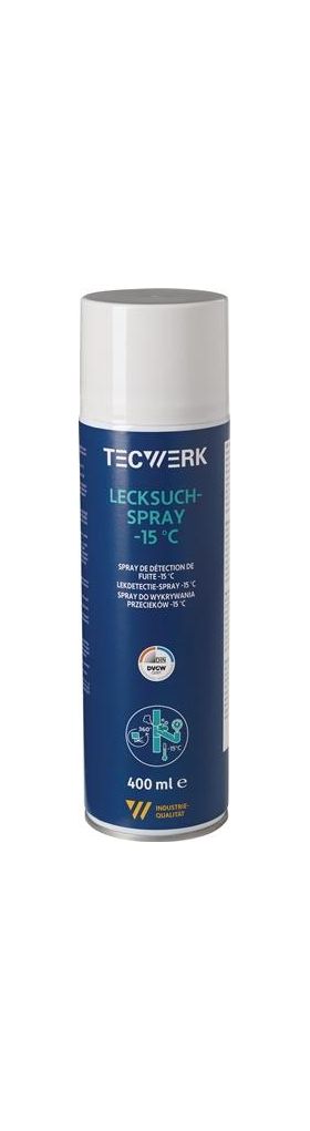Lecksuchspray -15GradC farblos DVGW 400ml Spraydose TECWERK