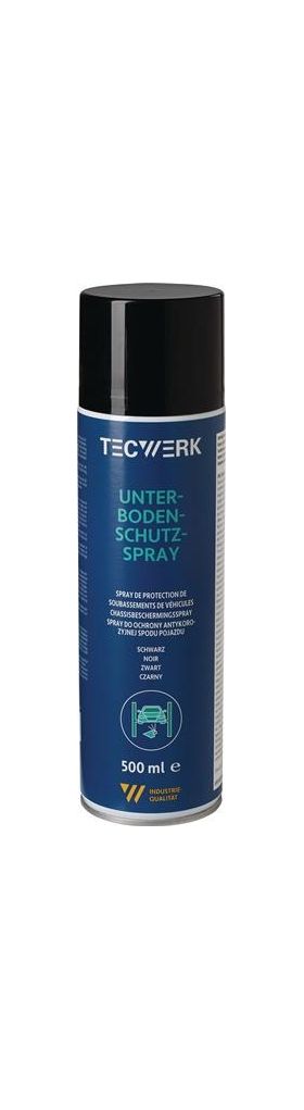 Unterbodenschutz-Spray schwarz 500ml Spraydose TECWERK