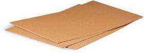 Zwischenlage 1-lagig Maße 750x550mm Qualität 1.01B 1/2 Euromaß braun TRANSPAK - VPE: 20