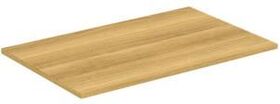 IDS Waschtischplatte i.life B ohne Ausschnitt 802x506x18mm Eiche Natur IDEAL STANDARD