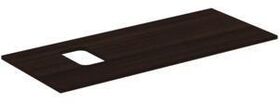 IDS Waschtischplatte i.life B Auss li f Sch. 1202x507x18mm Coffee Oak IDEAL STANDARD