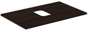 IDS Waschtischplatte i.life B mitt Auss f Sch. 802x507x18mm Coffee Oak IDEAL STANDARD