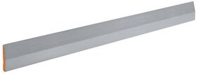 Trapezkartätsche L.1800mm m.Daumenrille/Abschlusskappe Alu.1,1mm
