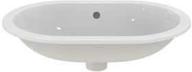 IDS Einbauwaschtisch CONNECT oval o HL m ÜL 620mm weiß IDEAL STANDARD