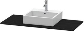 Duravit Konsole XSQUARE mit Auschnitt 16x800x550mm eiche schwarz